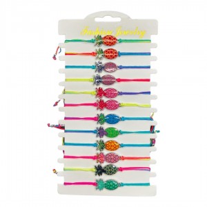 Pineapple Charm Bracelet - Assorted Colors