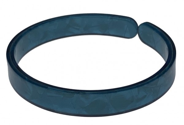 Faux Turtle Shell Bracelet - 10mm - Blue